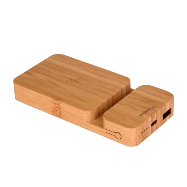 Oak 15W, 5000mAh Wireless Power Bank With Mobile Holder