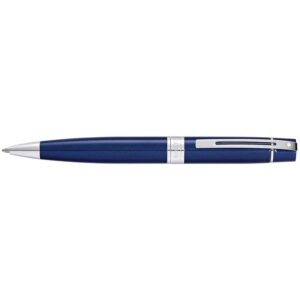 Sheaffer® 300 Glossy Blue with Chrome Trims Ballpoint Pen - Image 2