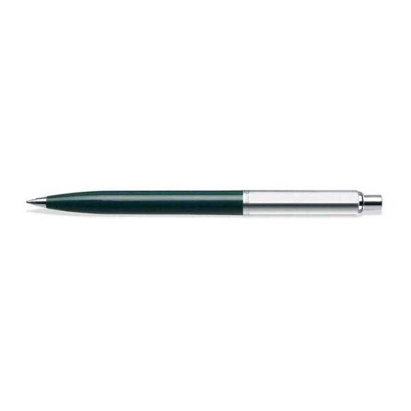 Sheaffer® Sentinel Dark Green and Chrome Ballpoint Pen With Chrome Trims - Image 2