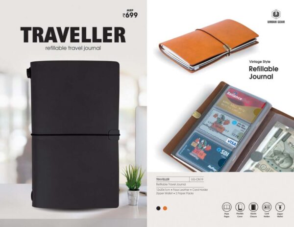 TRAVELLER - Refillable Travel Journal