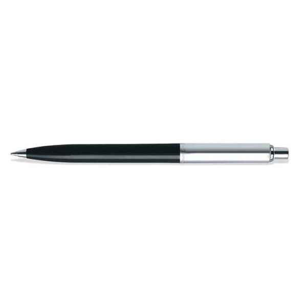 Sheaffer® Sentinel Black and Chrome Ballpoint Pen With Chrome Trims - Image 2
