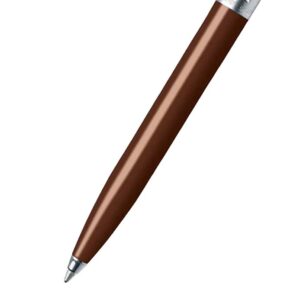 Sheaffer® Sentinel Coffee Brown and Chrome Ballpoint Pen With Chrome Trims - Image 2