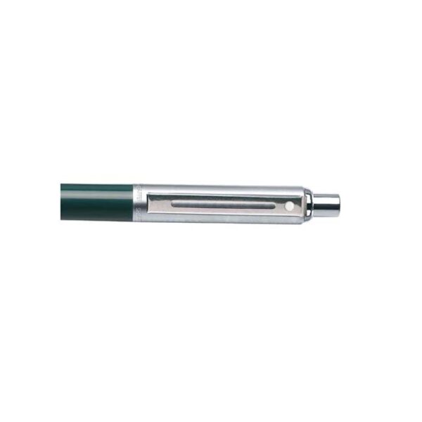 Sheaffer® Sentinel Dark Green and Chrome Ballpoint Pen With Chrome Trims - Image 3