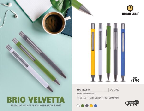 BRIO VELVETTA -Premium Velvet Finish With Satin Parts