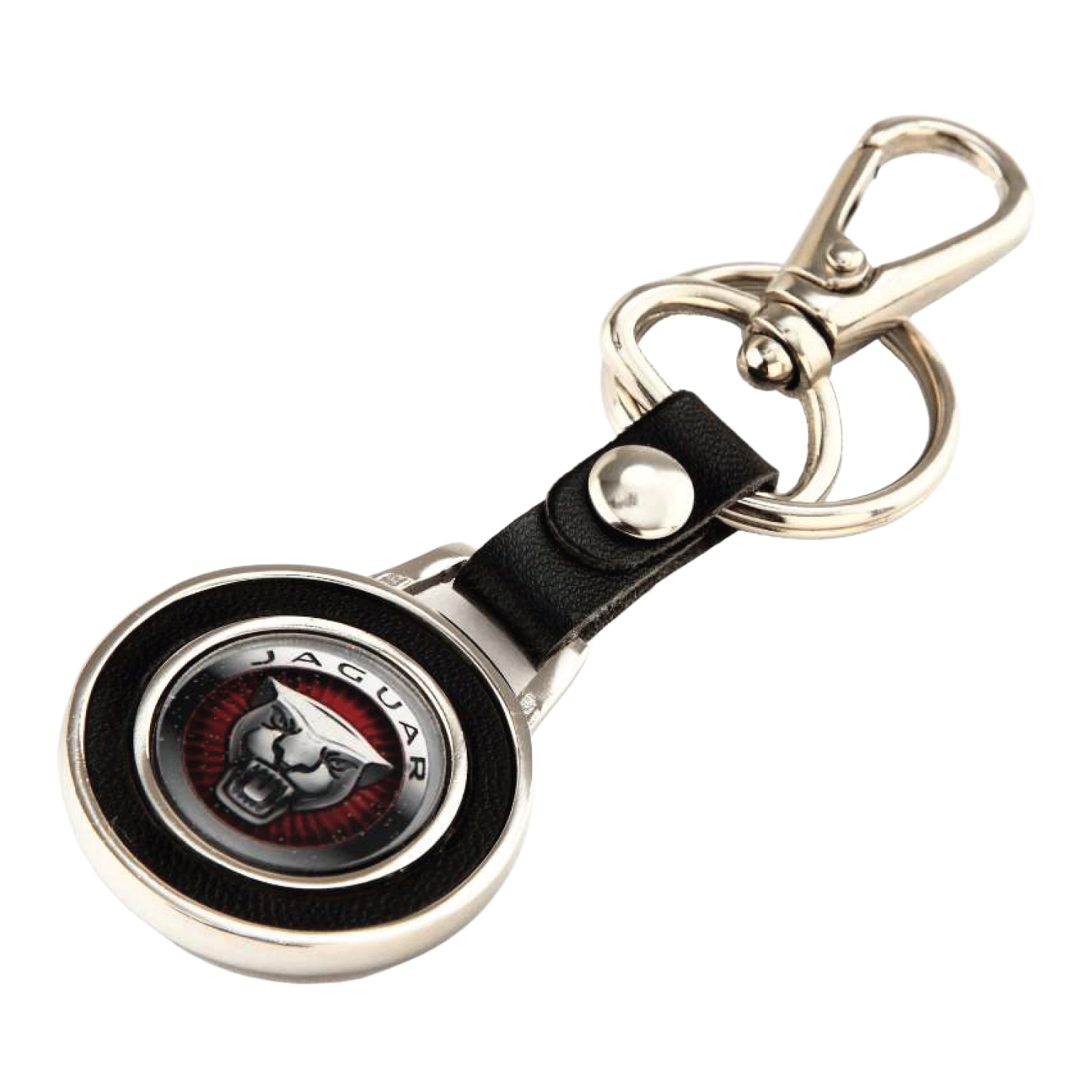 Zinc Die Cast With Leather Keychain L-404