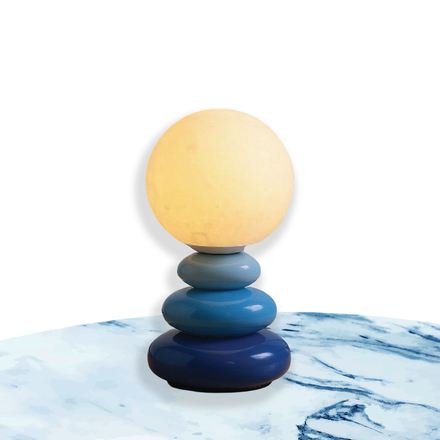 Celeste Ceramic Stone Lamp