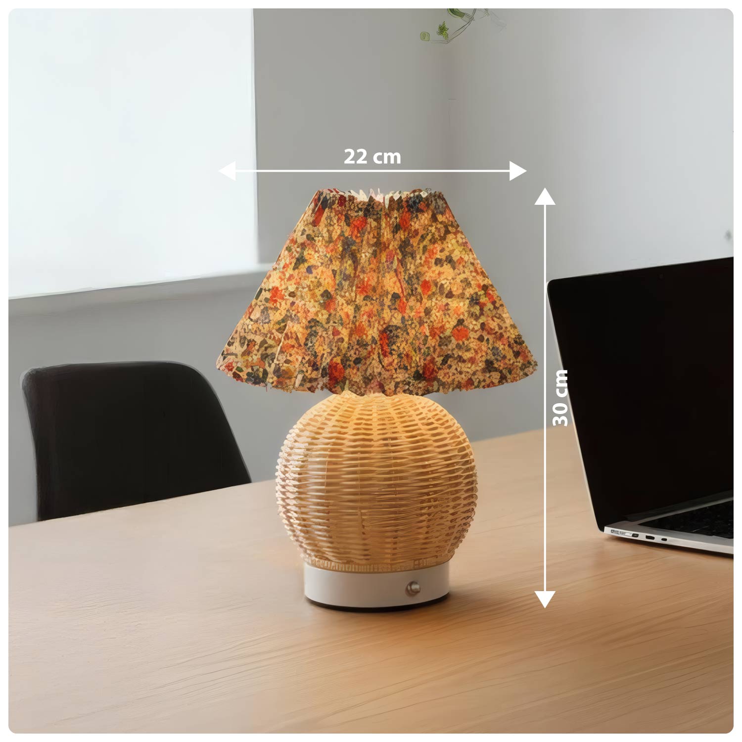Charm Cane Bamboo Lamp - Image 5