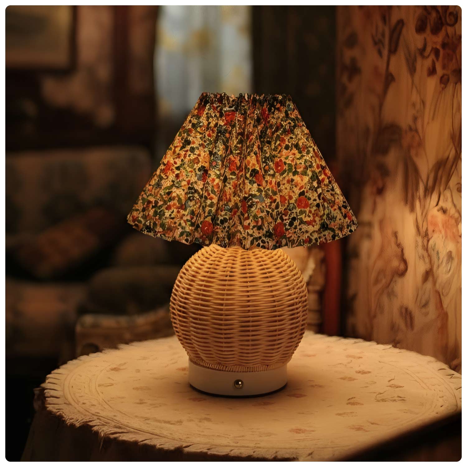 Charm Cane Bamboo Lamp - Image 6