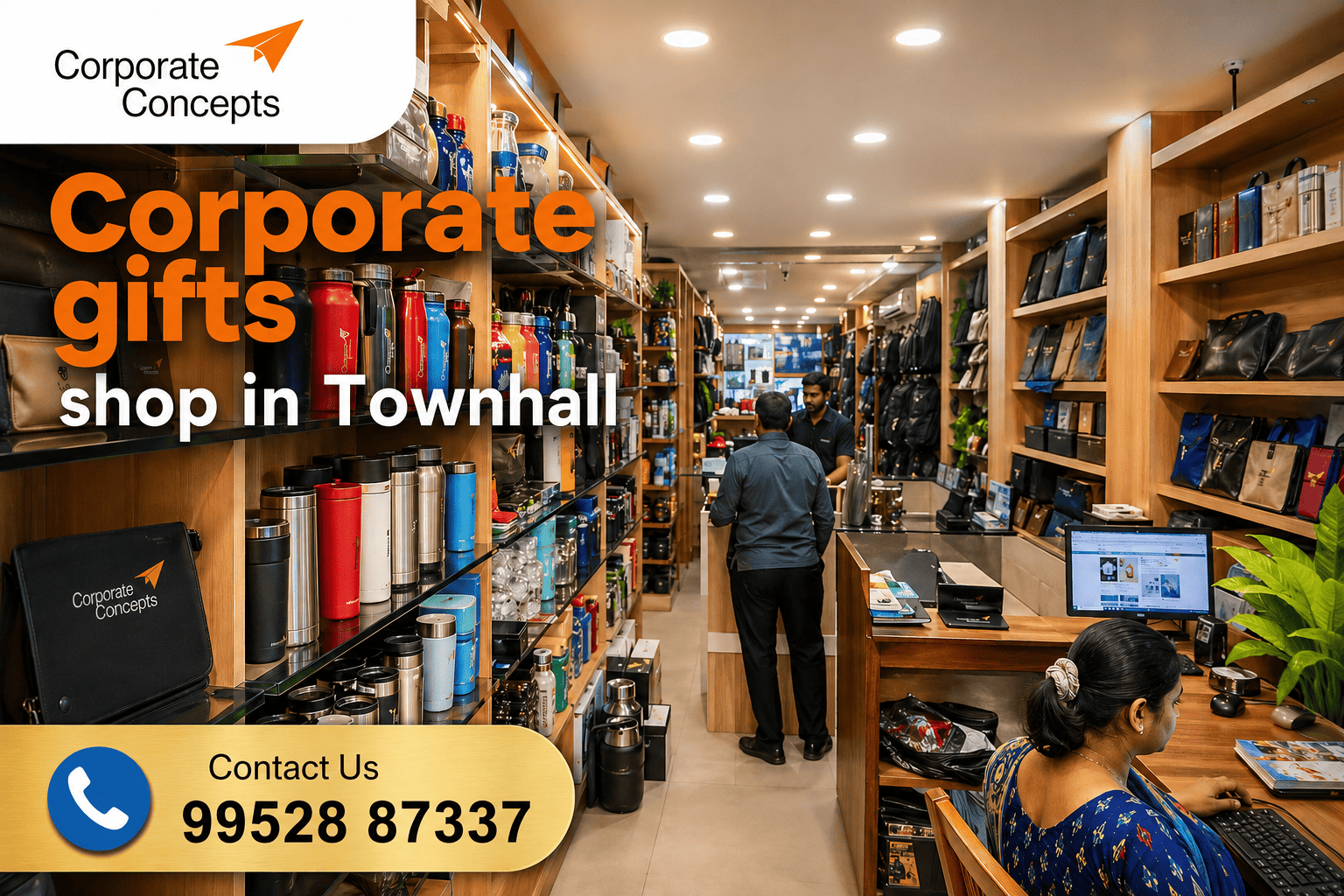 Corporate Gifts Shop in Town hall