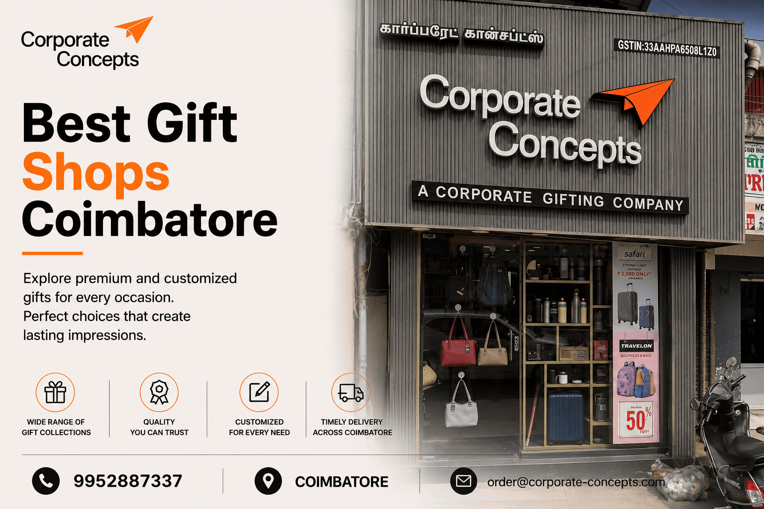 Best Gift Shops in Coimbatore | Corporate Concepts